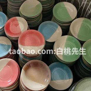 托盘子小菜吃碟简约 蘸料吐骨味碟子托 清仓处理尾货韩式 陶瓷套装
