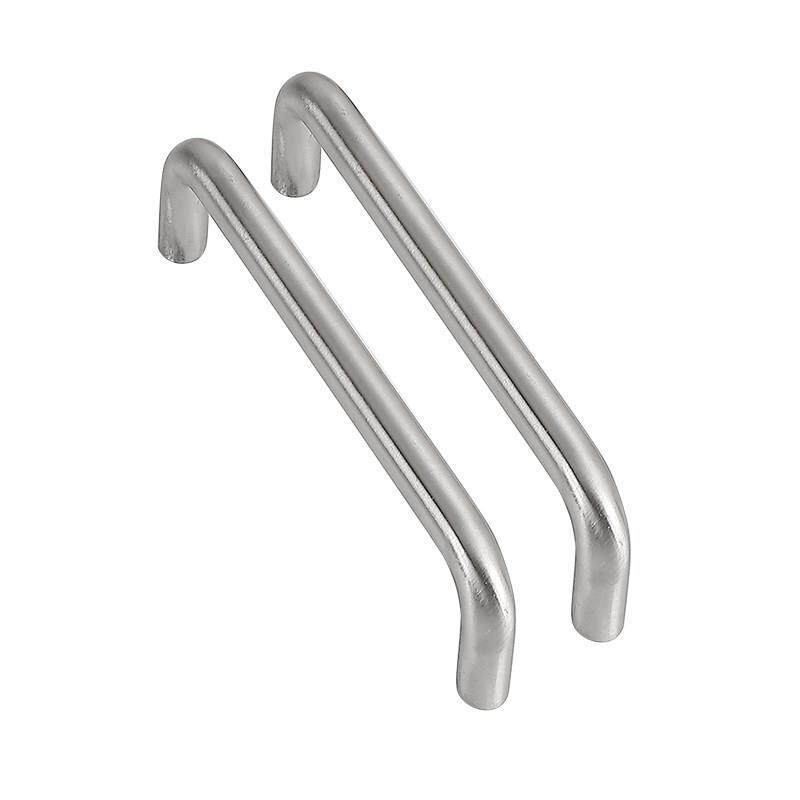 304不锈钢拉丝拉手橱柜衣柜门现代简约五金鞋柜酒柜抽屉加长把手
