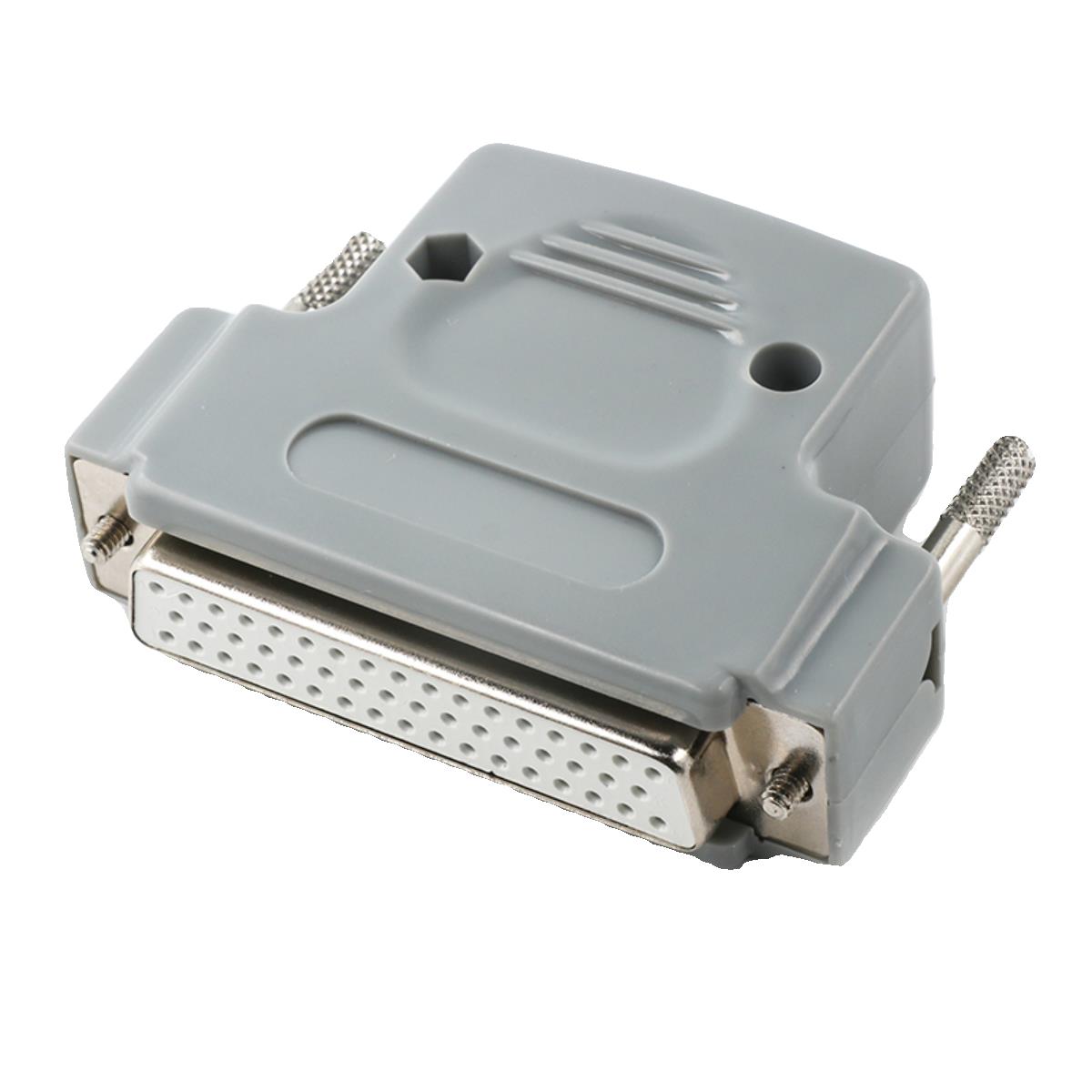 Db50三排50芯公母D-Sub连接器焊丝式镀金针连接器塑料金属外壳