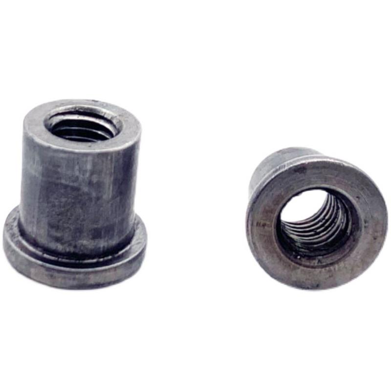 T型焊接螺母台阶圆螺母对锁螺母法兰盘三点焊接圆螺母冷镦铁板t帽