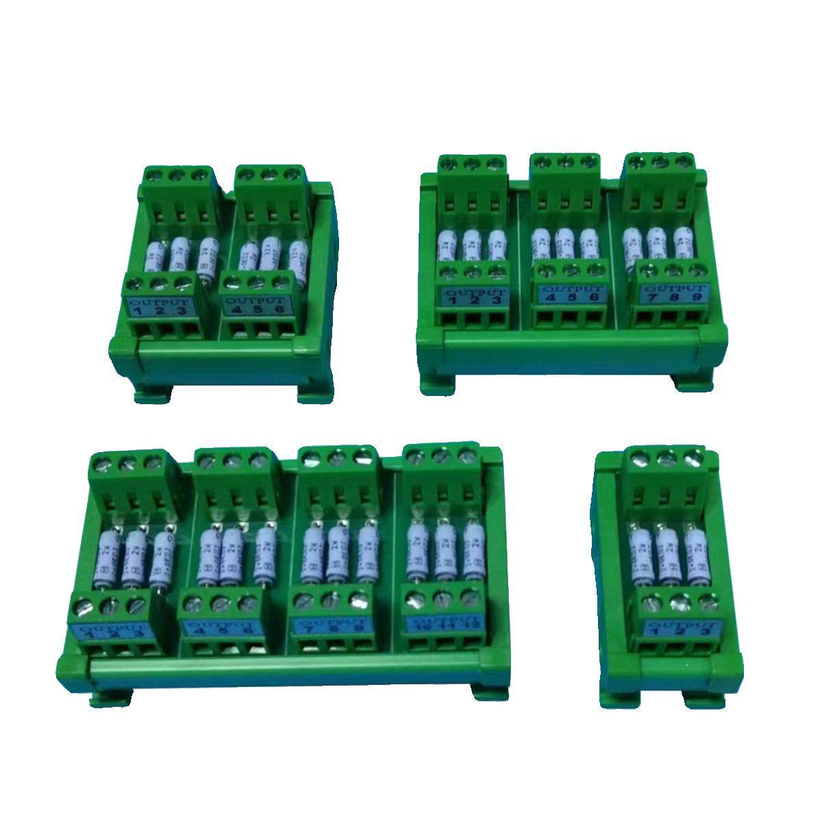 2K电阻保护接线端子台PLC电阻接线端子排RTM.03.2K 3路6路9路12路