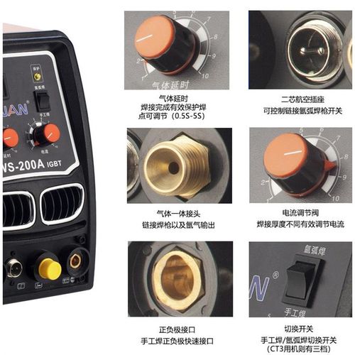 中剑WS-250氩弧焊机家用逆变小型冷焊220v不锈钢焊两用全铜电焊机