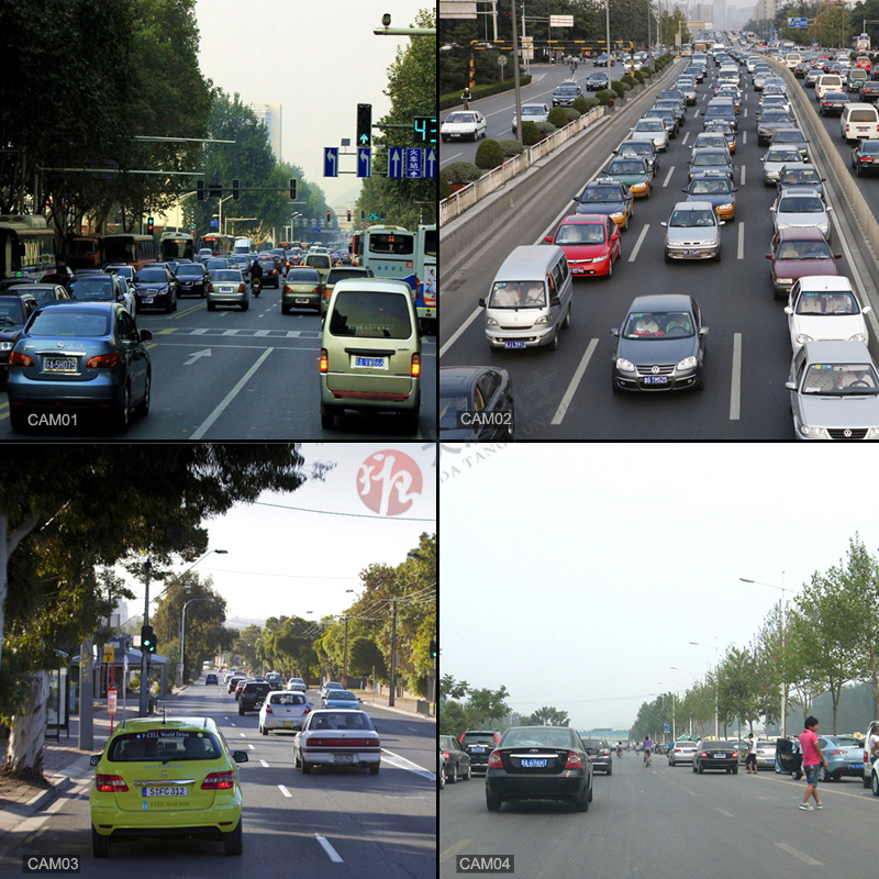 无线监控设备套装 无线监控套装4路 高清监控套装 网络摄像机套装