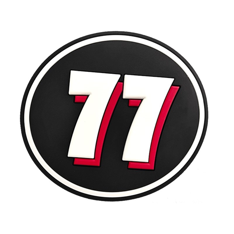 适用摩托车踏板车电动车通用卡通方块77贴装饰贴花车身防刮车贴