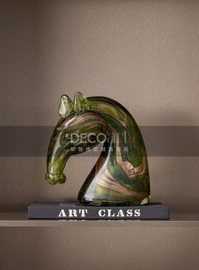 邸高家居样板房大平层客厅沙发边柜摆件 6套场景组合软装设计搭配