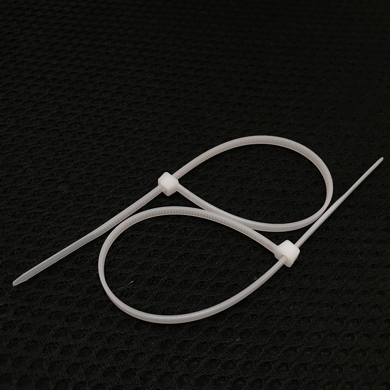 尼龙新料环保加粗加韧白/黑色塑料尼龙扎带5X150mm型号足数500条