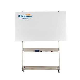 瑞驰迈支架式钢化磁性可移动玻璃白板可吸家用超白办公写字白板