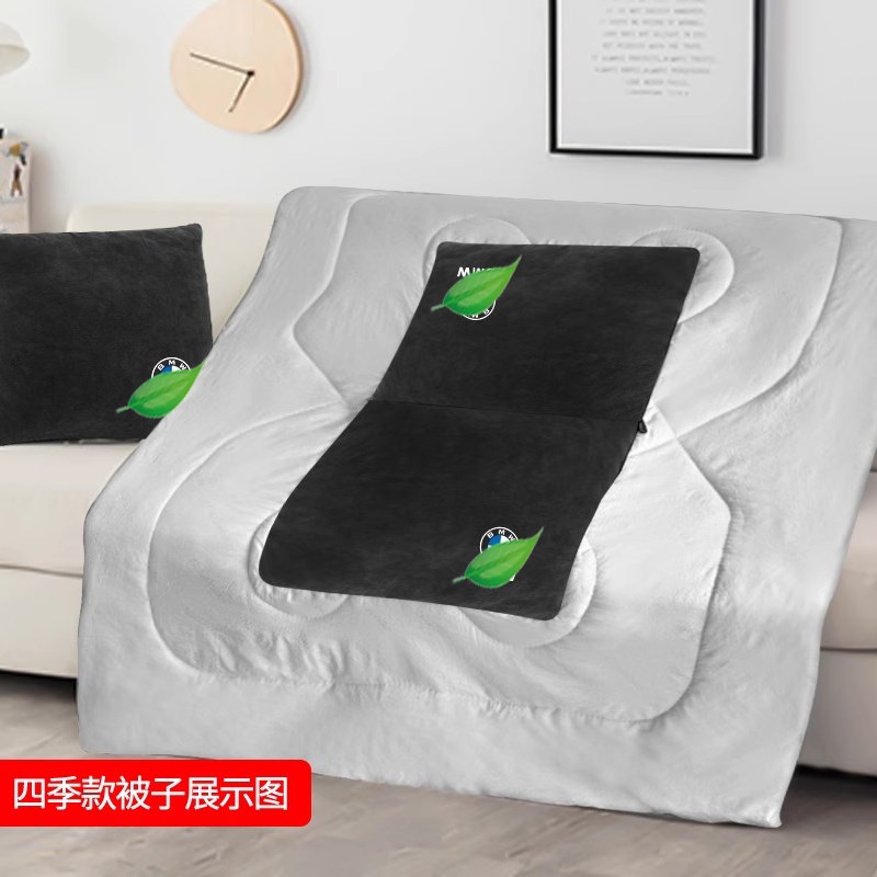 宝马专用车载抱枕被3/5/7/系X1X3X5抱枕被子两用小被子可定制logo