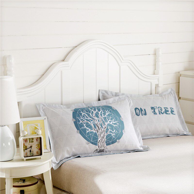 卡通全棉枕套纯棉情侣枕芯套韩式枕头套学生宿舍枕皮家用一对包邮