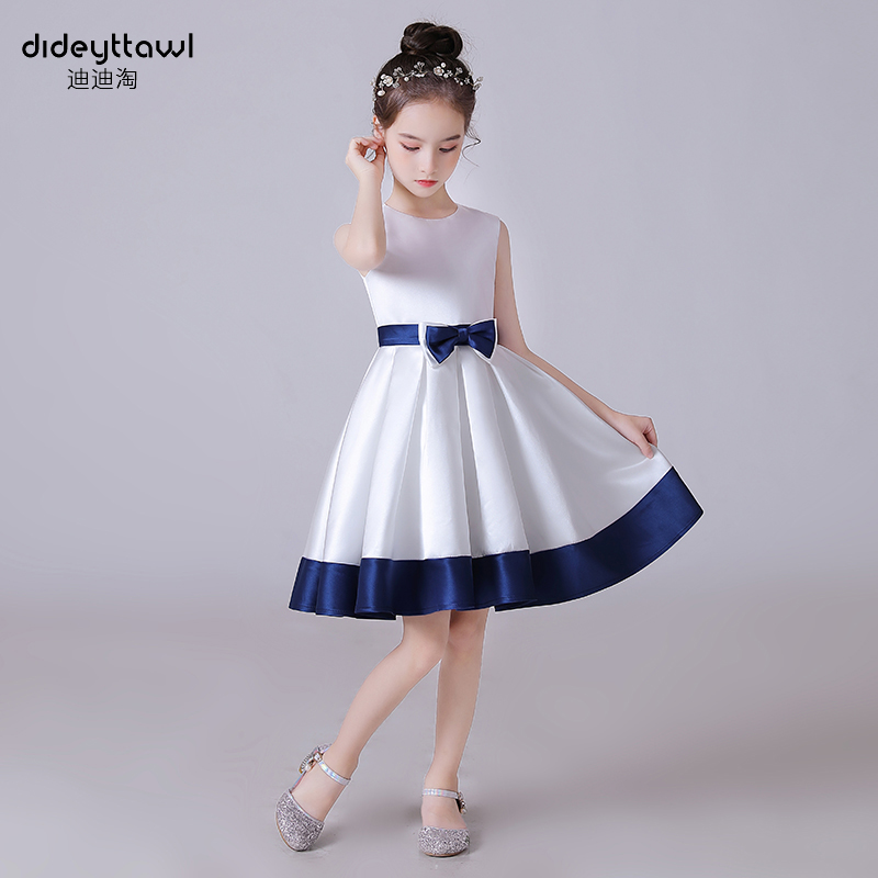 迪迪淘儿童合唱演出服女童主持人礼服少儿团体合唱演出服定制