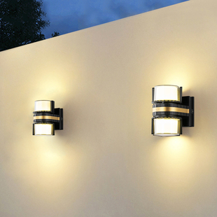 庭院壁灯防水户外照明别墅花园院子露台阳光房灯阳台壁灯墙灯超亮