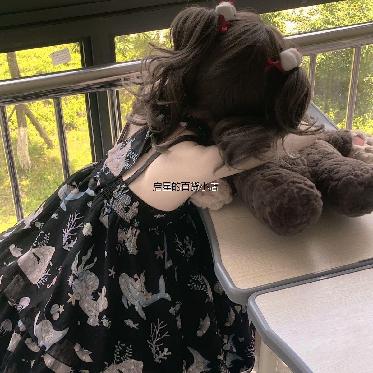 海洋甜心·巡游童话梦原创jsk蝴蝶结洛丽塔Lolita显瘦正版蓬蓬裙