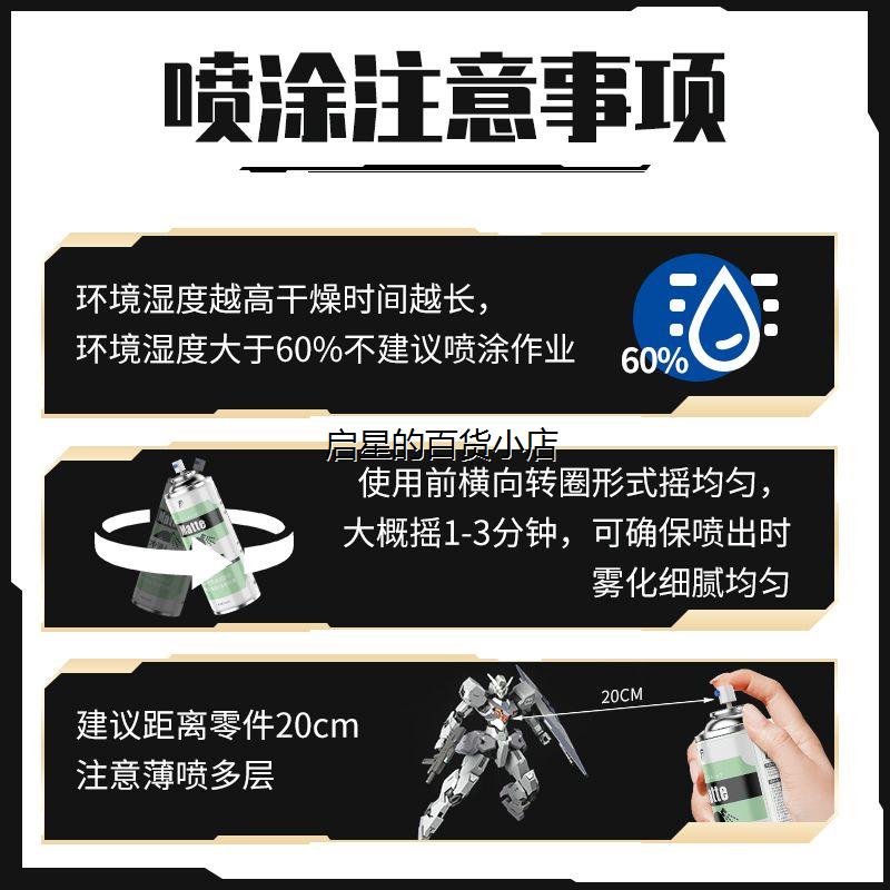 水性环保消光透明保护漆手办高达shf模型bjd娃娃通用漆面提高质感