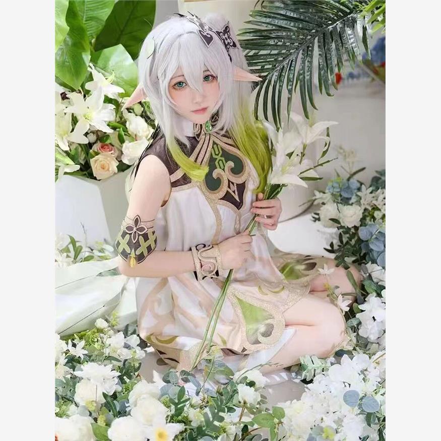 原神cos纳西妲服二次元动