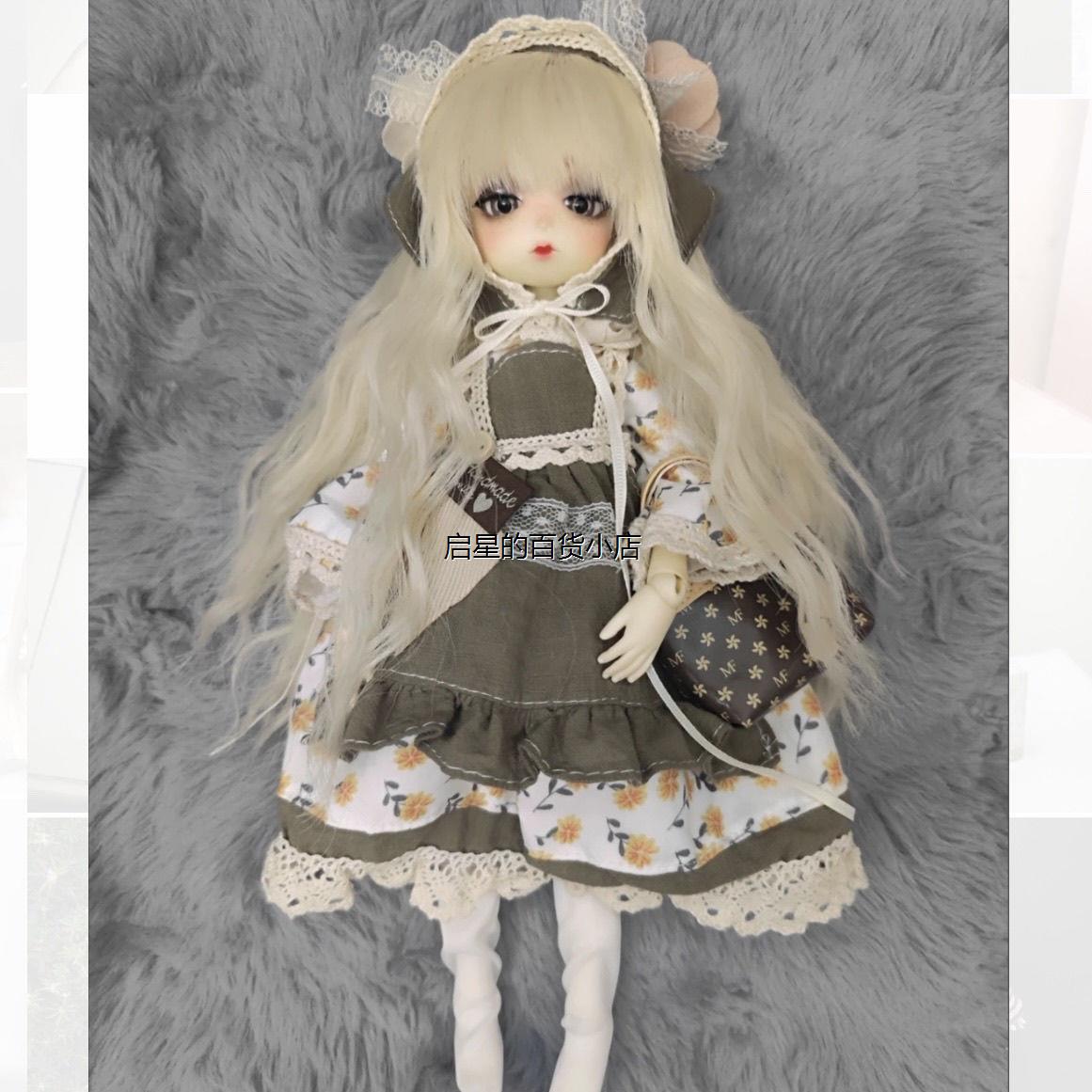 bjd6分娃衣甜美鬼换装裙