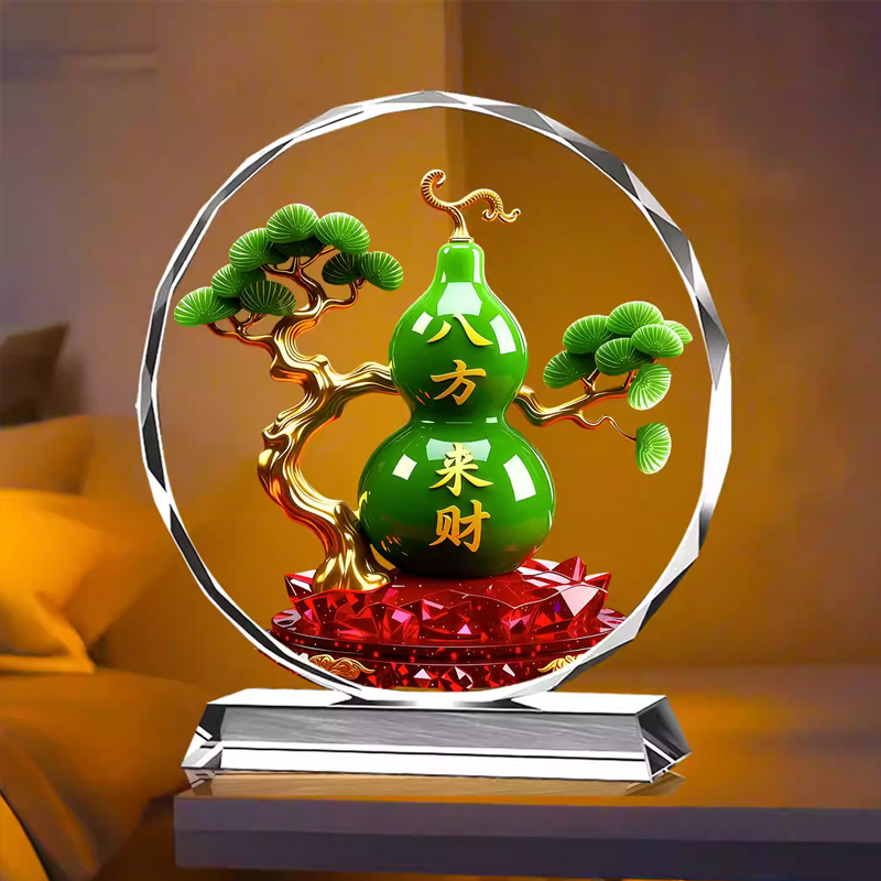 八方来财葫芦摆件玄关电视柜办公