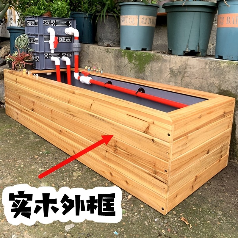 鱼龟混养大型过滤器龟缸龟箱周转箱过滤沼泽缸生态缸水龟晒台专用