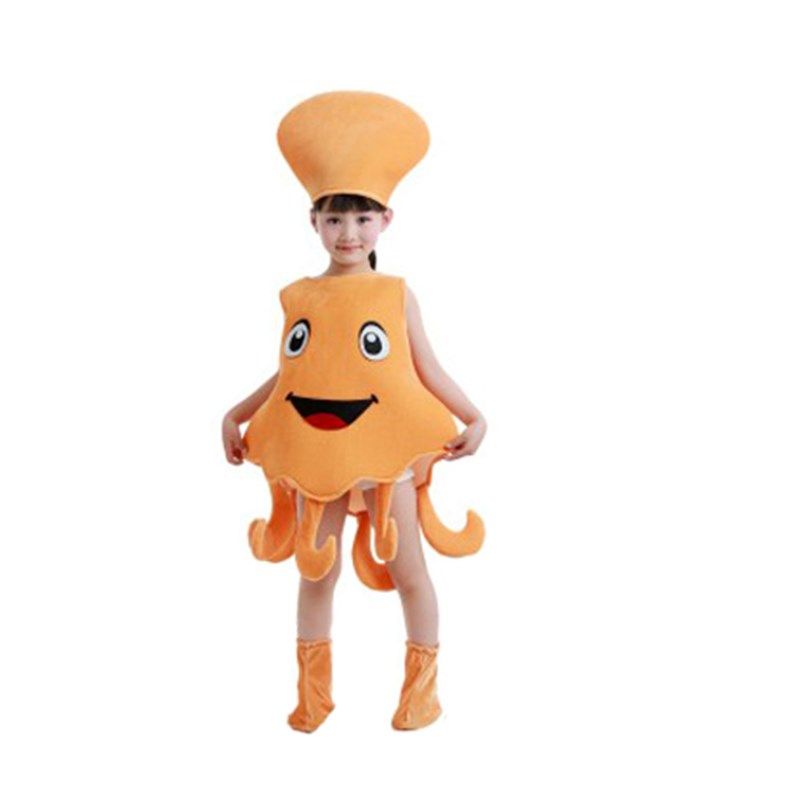 六一儿童海洋动物卡通表演服章鱼鱿鱼乌贼海底世界幼儿演出服装,童装/婴儿装/亲子装,儿童演出服,淘宝优惠券,粉丝福利购,淘宝优惠卷