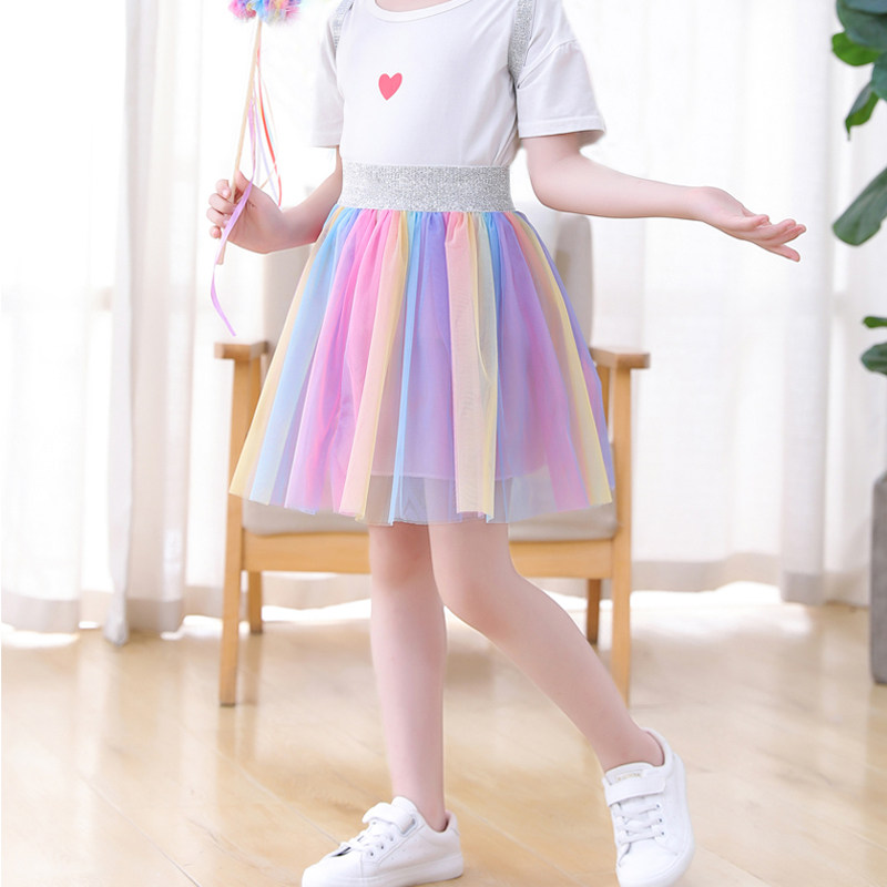 女童半身裙夏季女宝宝公主短裙奇妙仙子道具蓬蓬纱裙彩虹半裙儿童,童装/婴儿装/亲子装,半身裙,淘宝优惠券,粉丝福利购,淘宝优惠卷