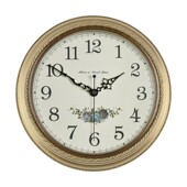 欧式 英钟表 大号圆盘黄铜挂表仿古配饰壁挂钟客厅静音创意时尚