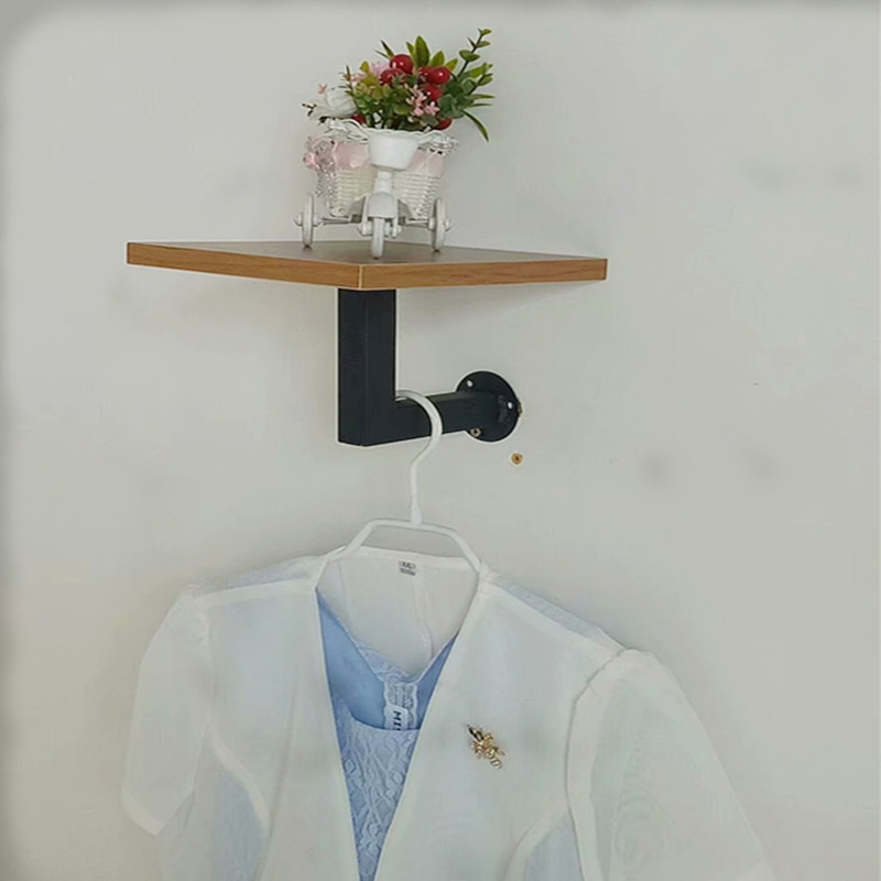 包邮服装店衣架展示架上墙正挂侧挂壁挂卖衣服钉墙上的架子挂衣架