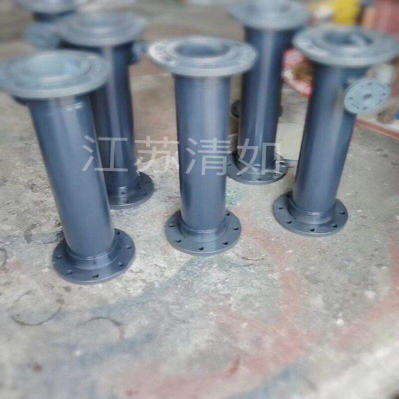 PVC管式混合器不锈钢碳钢污水处理加混合静态管道混合器
