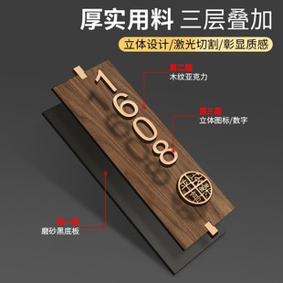 2025年新款 饰墙贴高级感小区别墅住宅 门牌号码 牌家用高级感入户装