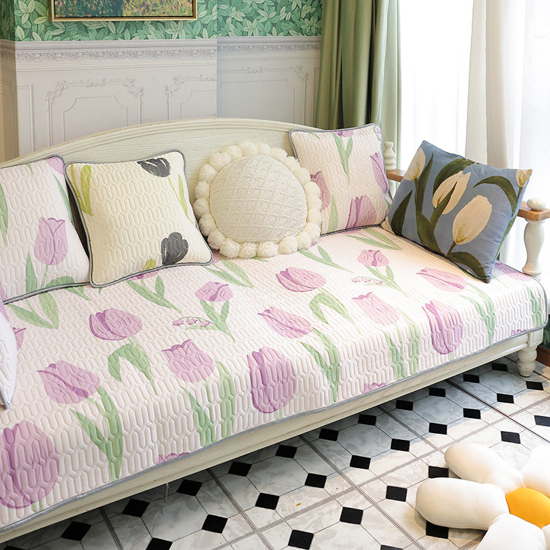 枕西湖夏天冰丝沙发垫郁金香乳胶凉席透气坐垫子水洗防滑冰垫罩,居家布艺,沙发垫,淘宝优惠券,粉丝福利购,淘宝优惠卷