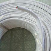 电线电缆二护线白色扁平行铜线