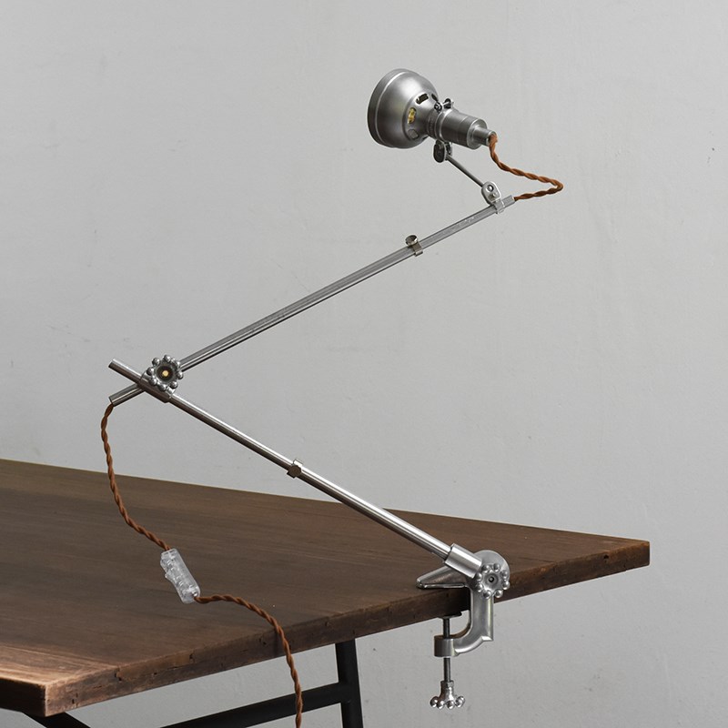 年轮公园ZORING PRK宅造店 铸铝复古夹式台灯工业风折叠桌面灯