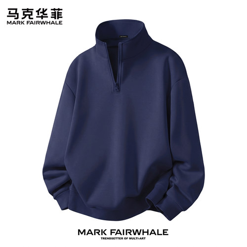 马克华菲美式潮流松弛穿搭卫衣男