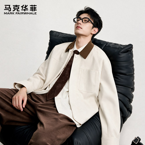 马克华菲秋季新款商务休闲外套男
