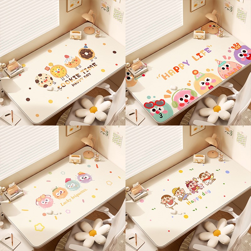 护眼学习桌学生专用课桌写字台桌面无味儿童环保书桌垫保护垫子