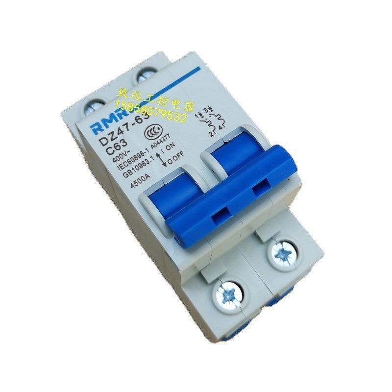 上海人民DZ4763 2P小型断路器空z气开关6A10A16A20A32A40A63A