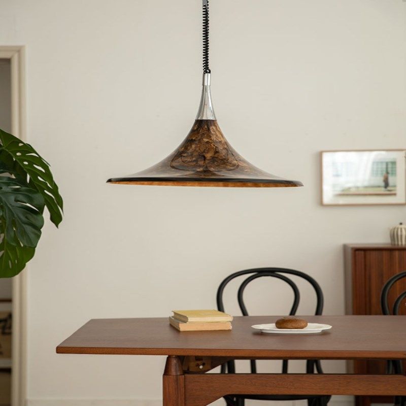 法式中古升降吊灯复古彩绘客厅岛台吧台书房设计师伸缩灯具,家装灯饰光源,餐厅吊灯,淘宝优惠券,粉丝福利购,淘宝优惠卷