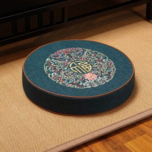 蒲团坐垫地上打坐垫静心禅修跪拜佛家用榻榻米坐垫大礼拜佛垫 中式