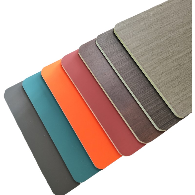 碳晶板木饰面板背景墙饰面板防火板金属镜面木纹纯色护墙板波纹板