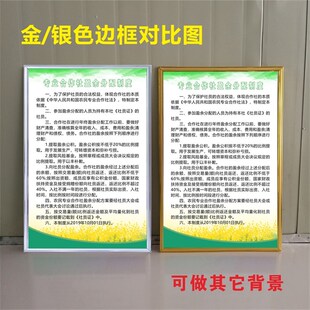 农民合作社管理规章制度牌合作社监事会工作制度财务管理制度