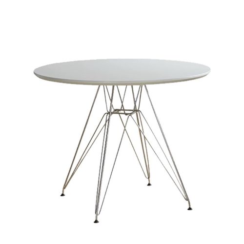 设计感餐桌现代韩风家用小户型饭桌伊姆斯洽谈桌圆桌