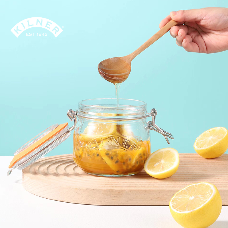 Kilner玻璃密封罐食品级家用泡酒酒瓶子茶叶咖啡豆粉