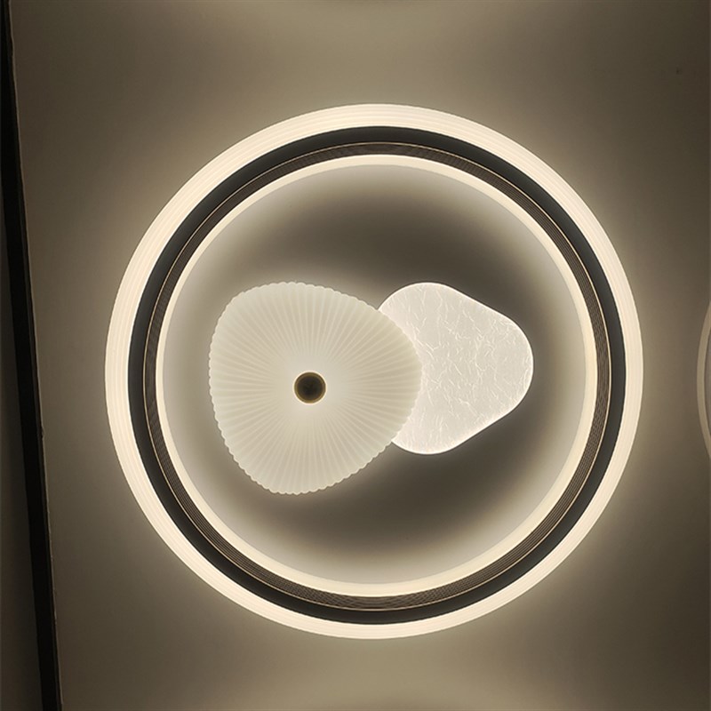 吸顶灯卧室现代LED简约新款灯具大气温馨浪漫房间圆形中山灯具