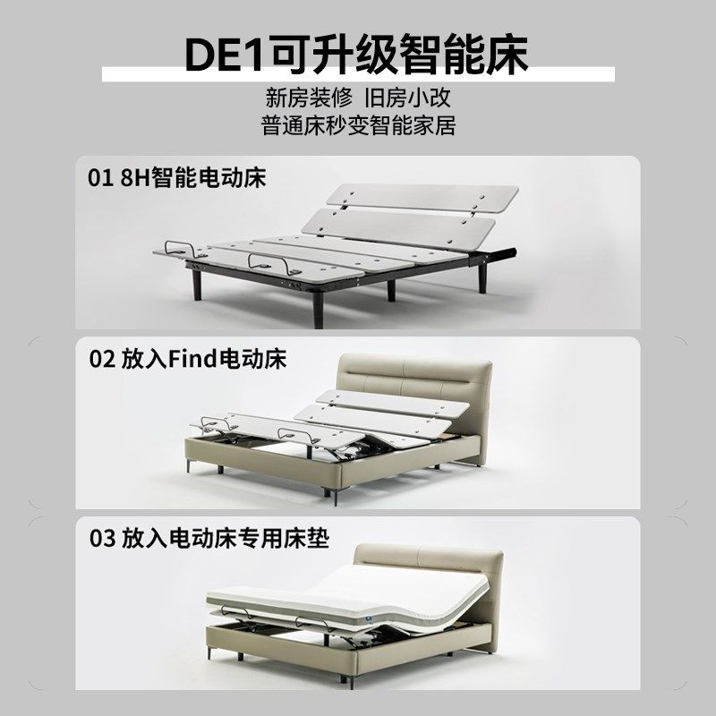 政府补%H智能电动床卧人床智能床垫自动床架,住宅家具,电动/智能床,淘宝优惠券,粉丝福利购,淘宝优惠卷