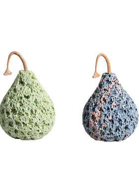 现代多色陶瓷梨子水果创意样板间客厅电视柜软装饰品摆设