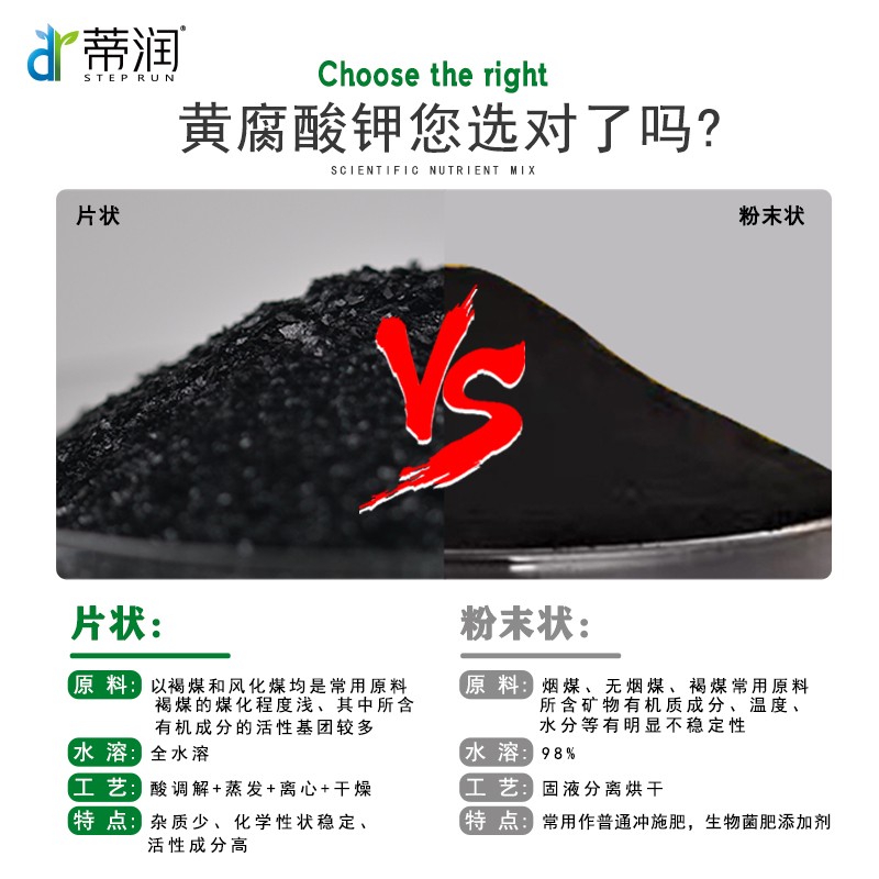 蒂润矿源黄腐酸钾水溶肥料腐殖酸冲施肥抗重茬果树蔬菜生根壮苗肥