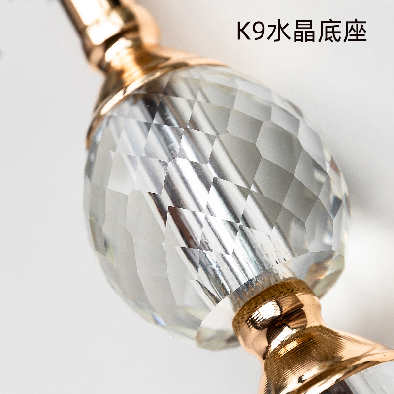 欧式温馨公主婚房结婚水晶梦幻花朵玫瑰花台灯卧室床头灯创意浪漫