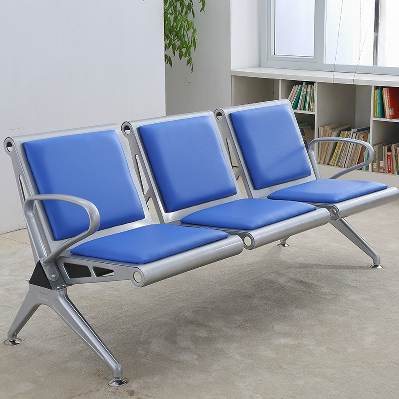 长排椅三人位不锈钢连排椅沙发候诊椅输液椅机场椅休息等候椅子