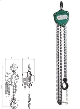 世达 重型手拉葫芦2公吨3米   97863