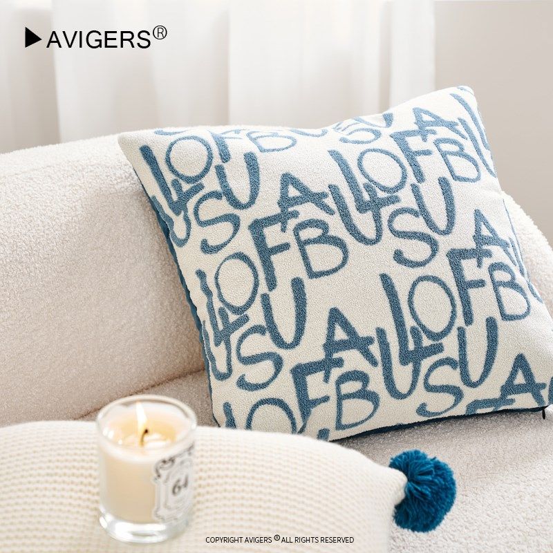 现代新款抱枕沙发客厅靠背床头软包高级大靠垫座椅腰枕含芯