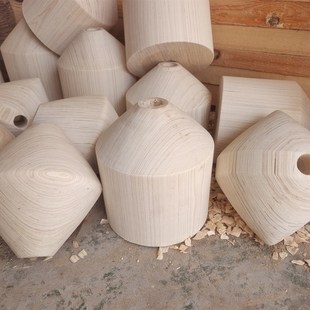 加工定制木制圆锥雕刻大小锥形木头圆锥体异形模具展示实木孔