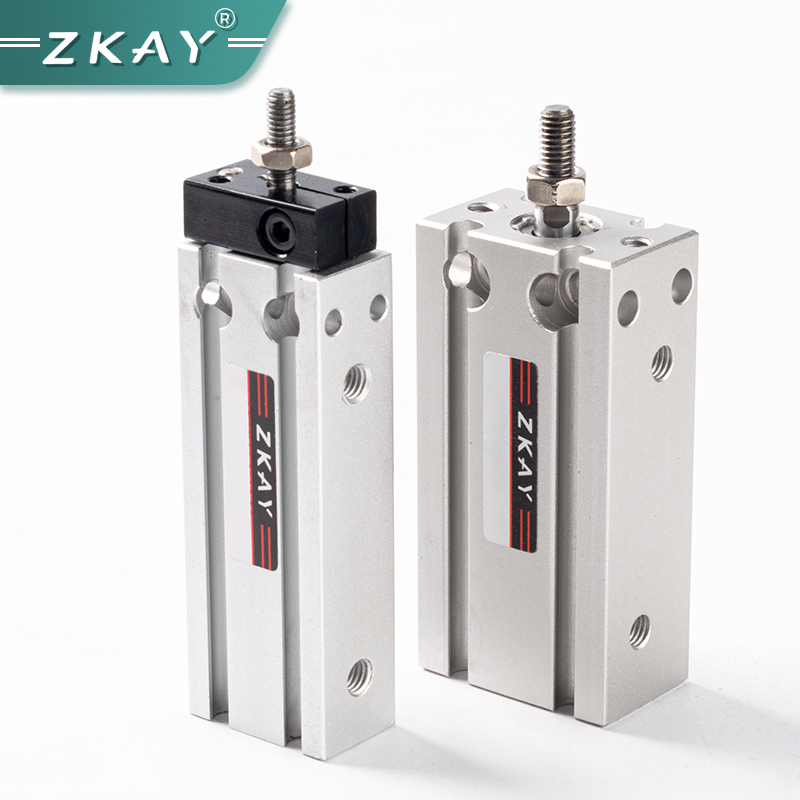 自由安装气缸小型气动CDU6/10/16/20/25/32-5DX10X15带导杆CDUK